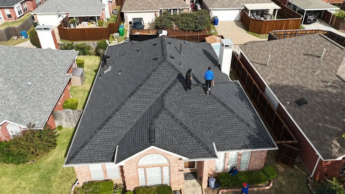 Commercial Roofing work in progress on a Citrus Heights property